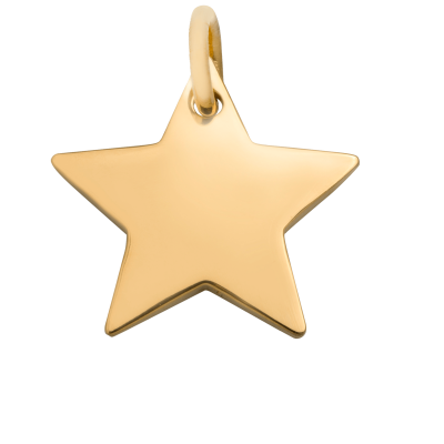 Gullbelagt stjerne 2cm